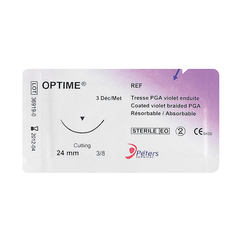 OPTIME 5/0 3/8 T 13mm75CM x36 VIOLET