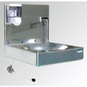 Lavabo inox avec dosseret SANS