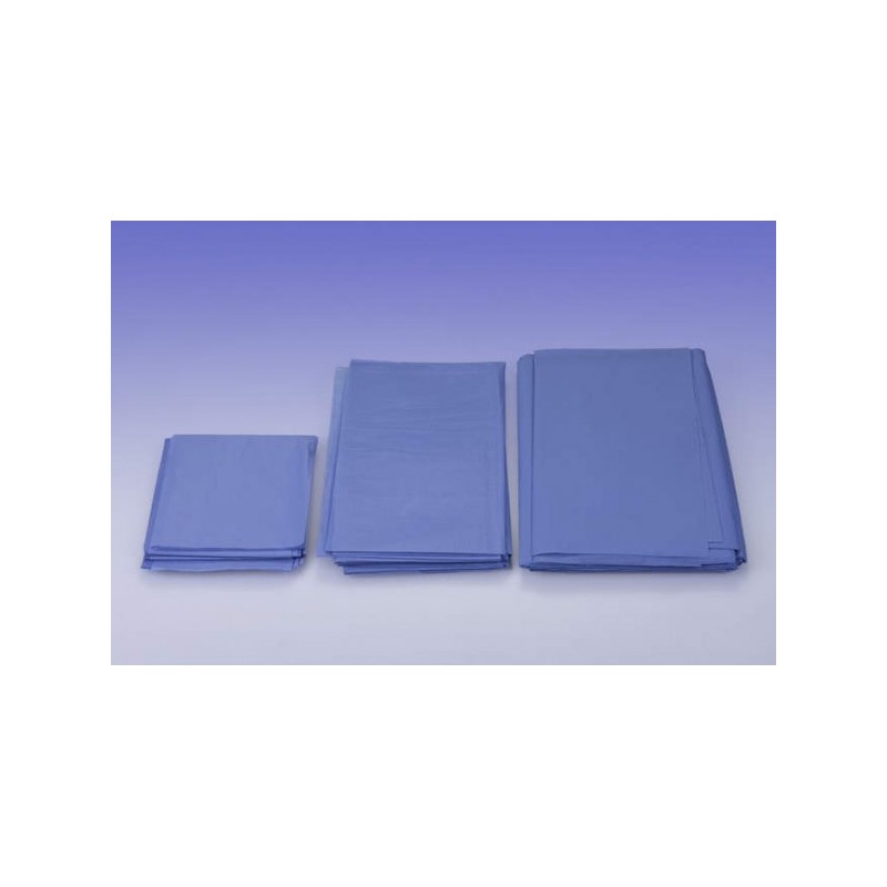 Champ 75x90cm absorbant/impermeable bleu (x50)