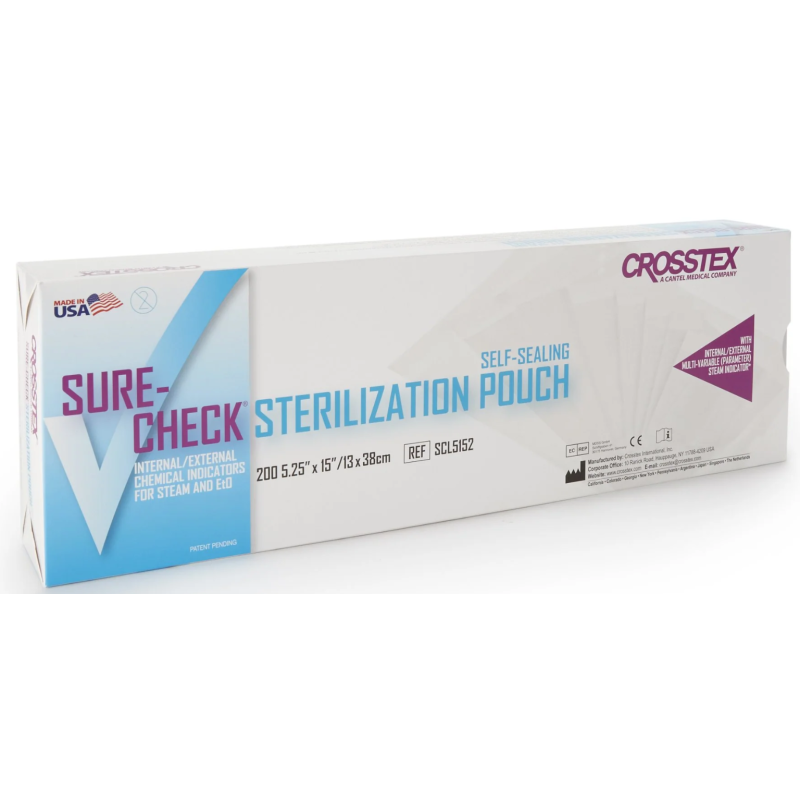 Sachets de stér Sure-Check - 7,0x22,9cm (x200)