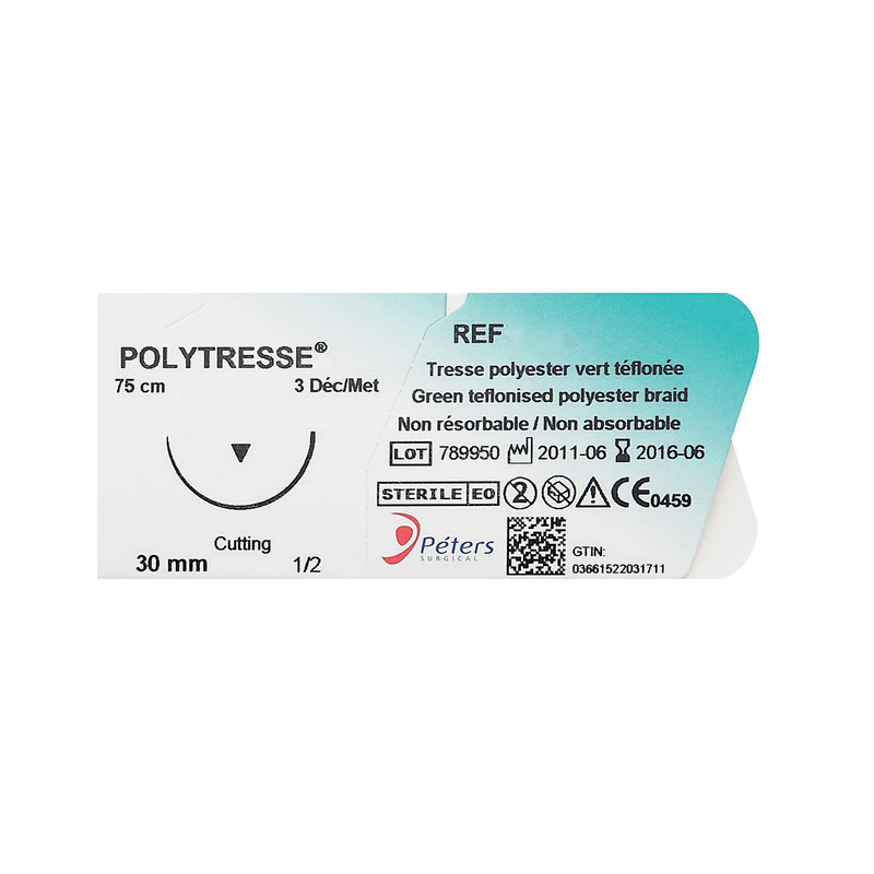 POLYTRESSE 3/0 3/8 T19mm 75CM x36 VERT