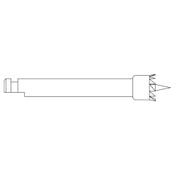 CA 230KH-025 trépan initial TEK