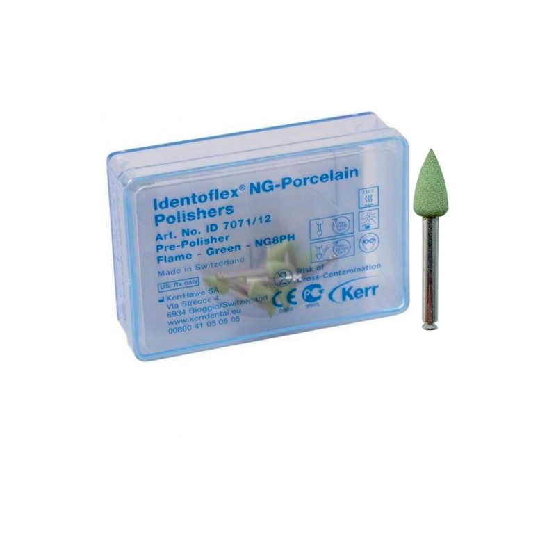 Indontex pré-polishers - Flame - Vert (x12)