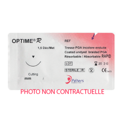 OPTIME R 4/0 3/8 KL 18mm 75CM x36 INCOLORE