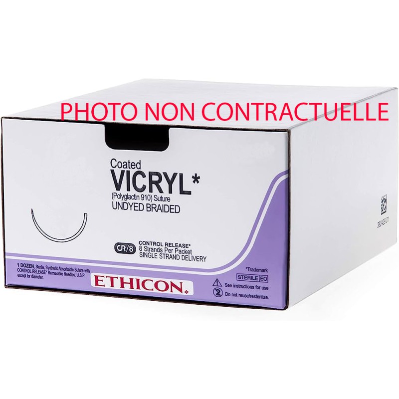 FR J494H Vicryl (x36) [ex. V494H] Incolore